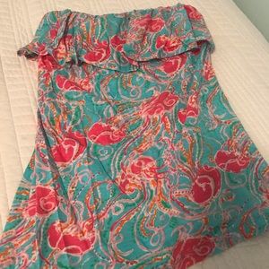 Lilly strapless top